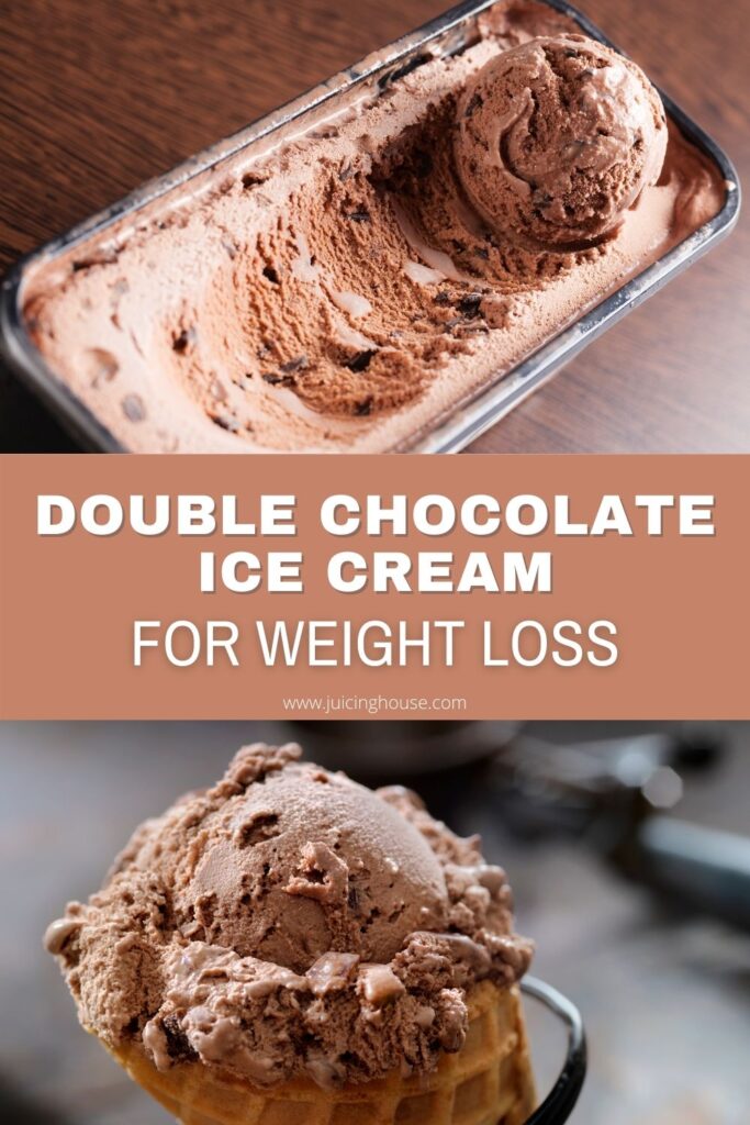 Creamy Double Chocolate Ice Cream for Weight Loss