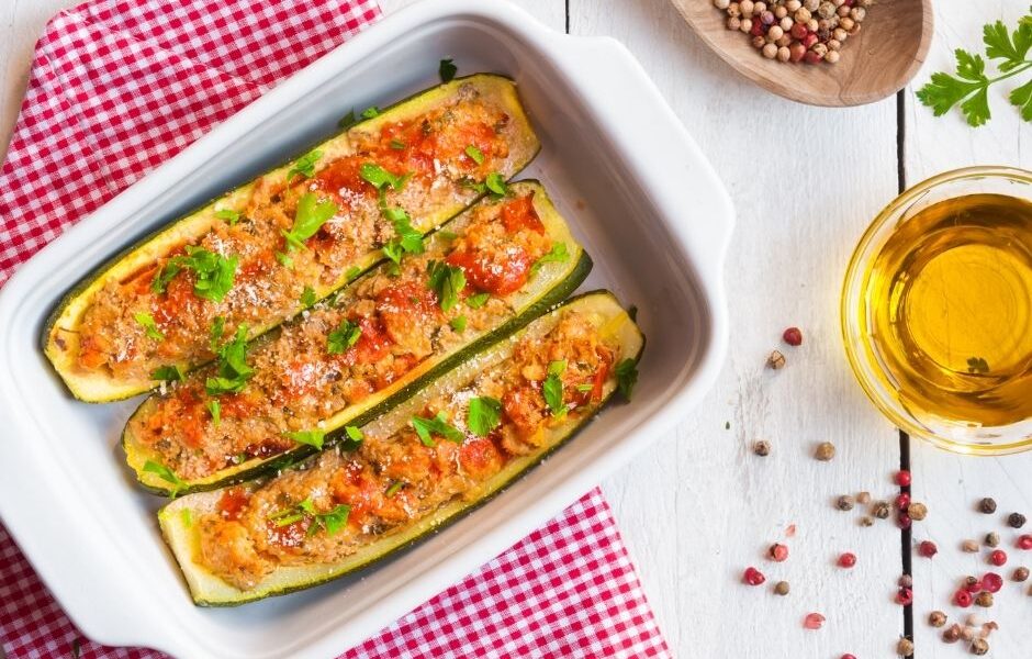 Simple and Delicious: Baked Turkey Stuffed Zucchini